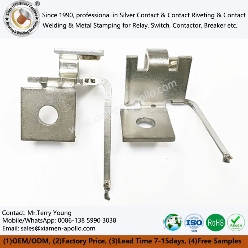 Koperen bladstempel voor EV -relais