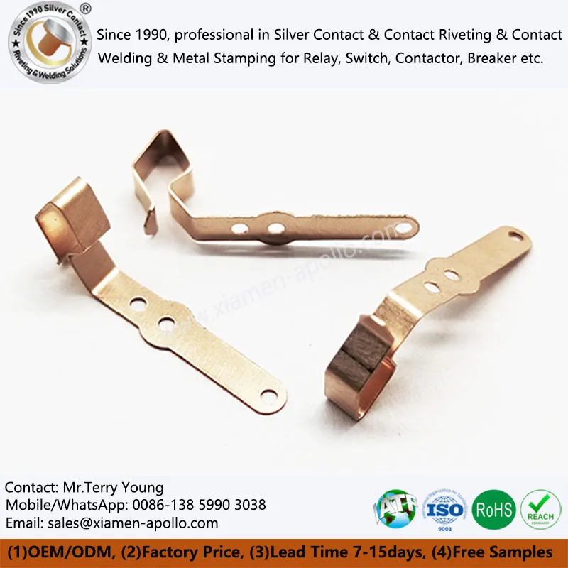 Kopergestempelde componenten voor schakelcontactdoos