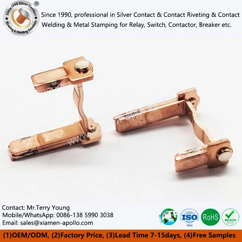 Silver Tip Contact with copper terminal