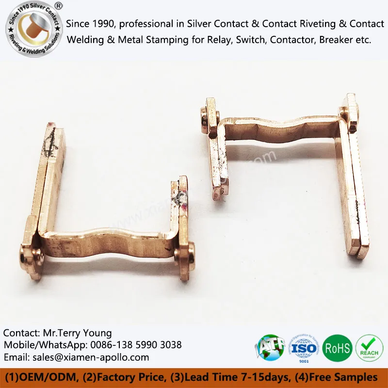 Koper gestempeld voor schakelaar