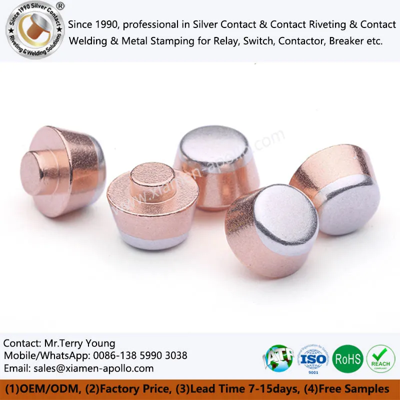 Elektrische contacten Grote kop Kleine voet