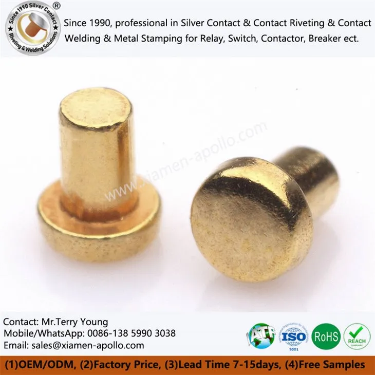 Gouden plating contacten voor Ralay