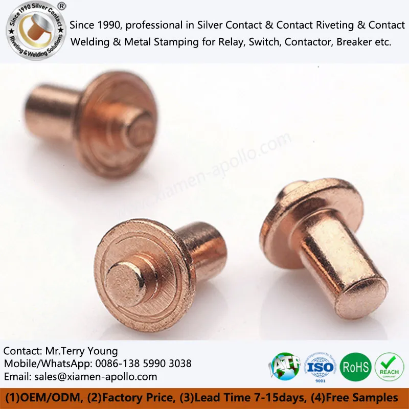 PCB-printplaat geklonken contact met stappen