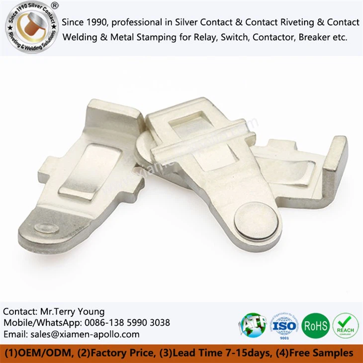 Pure Silver Plate In-die instelling voor schakelaar