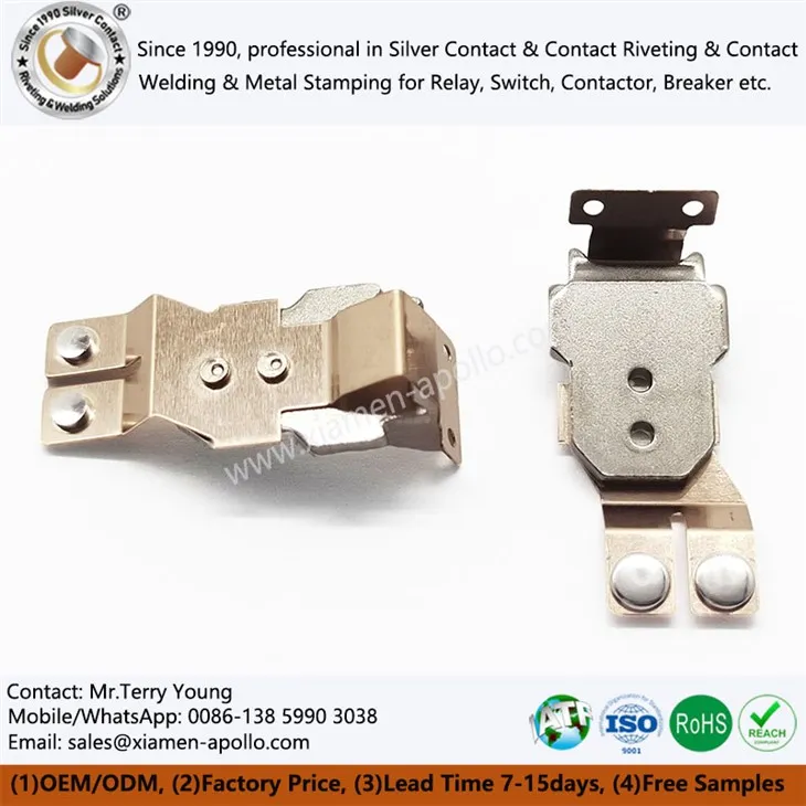 Geklonken beryllium koperen ankercomponenten