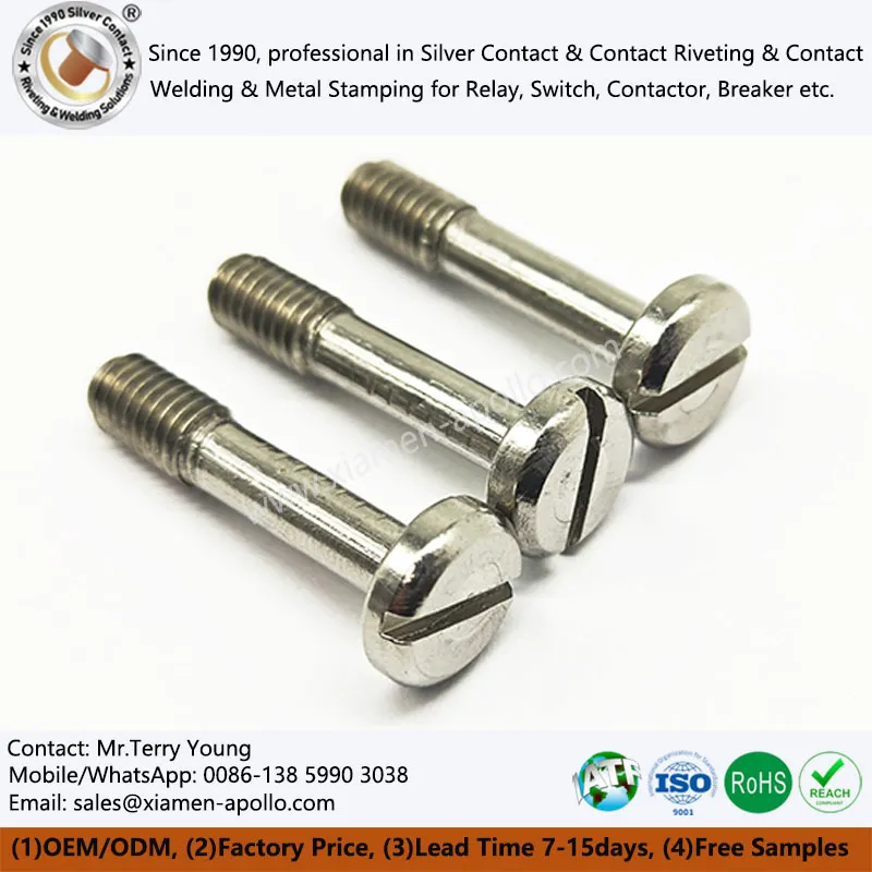 Cilindrische schroeven met gleufkop