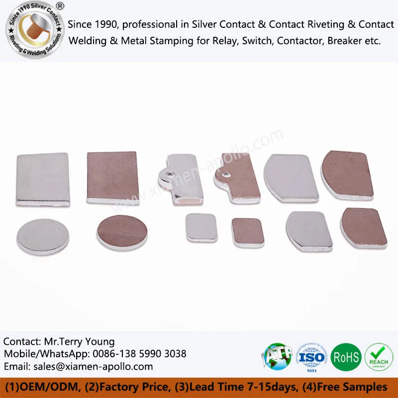 Gelaste elektrische contacten